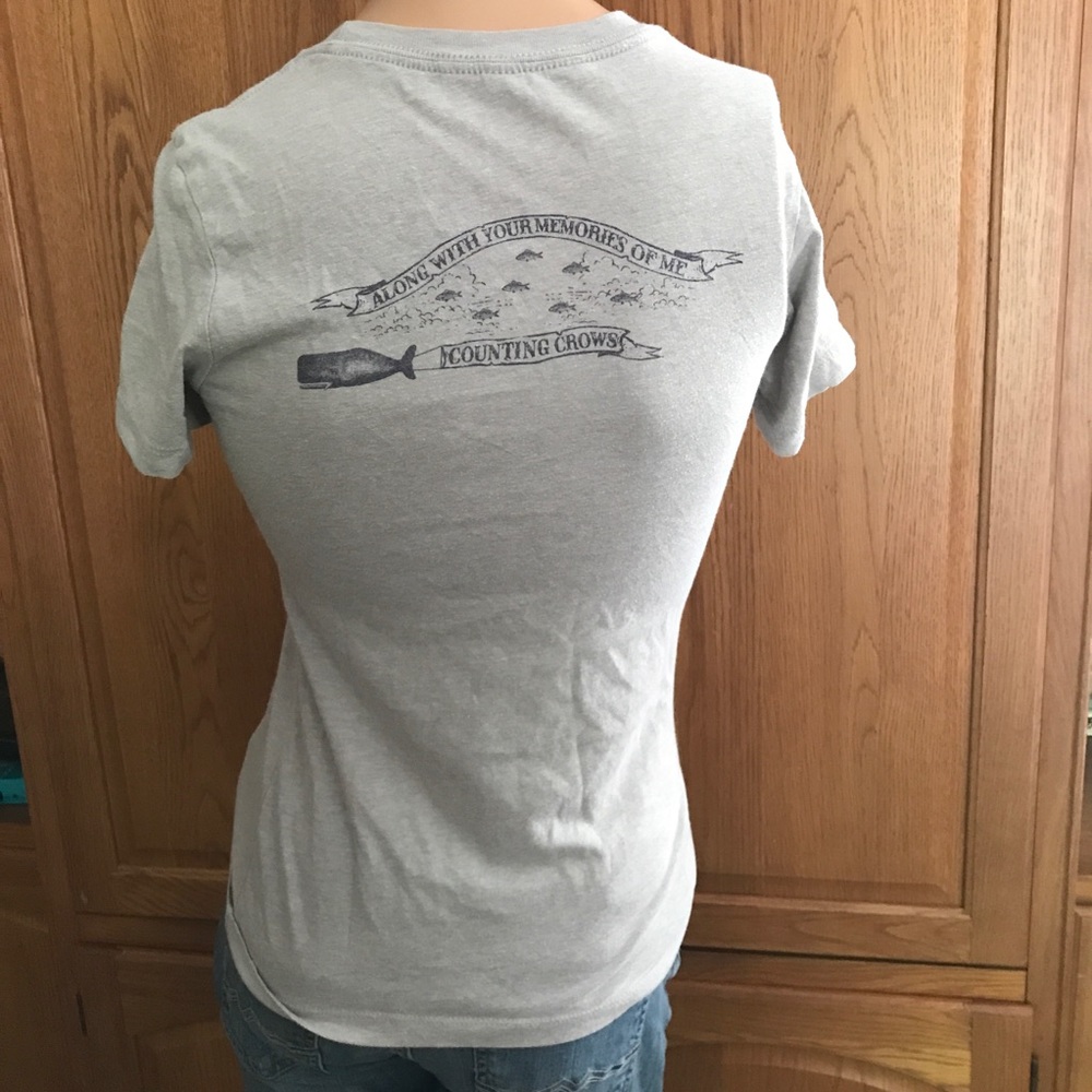 Next Level Apparel Light Gray Whale Graphic Short Sleeve Tee - Picture 9 of 11